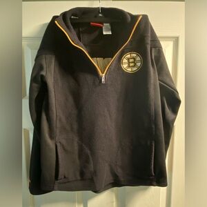 Boys Boston Bruins Fleece Pull Over Sweater